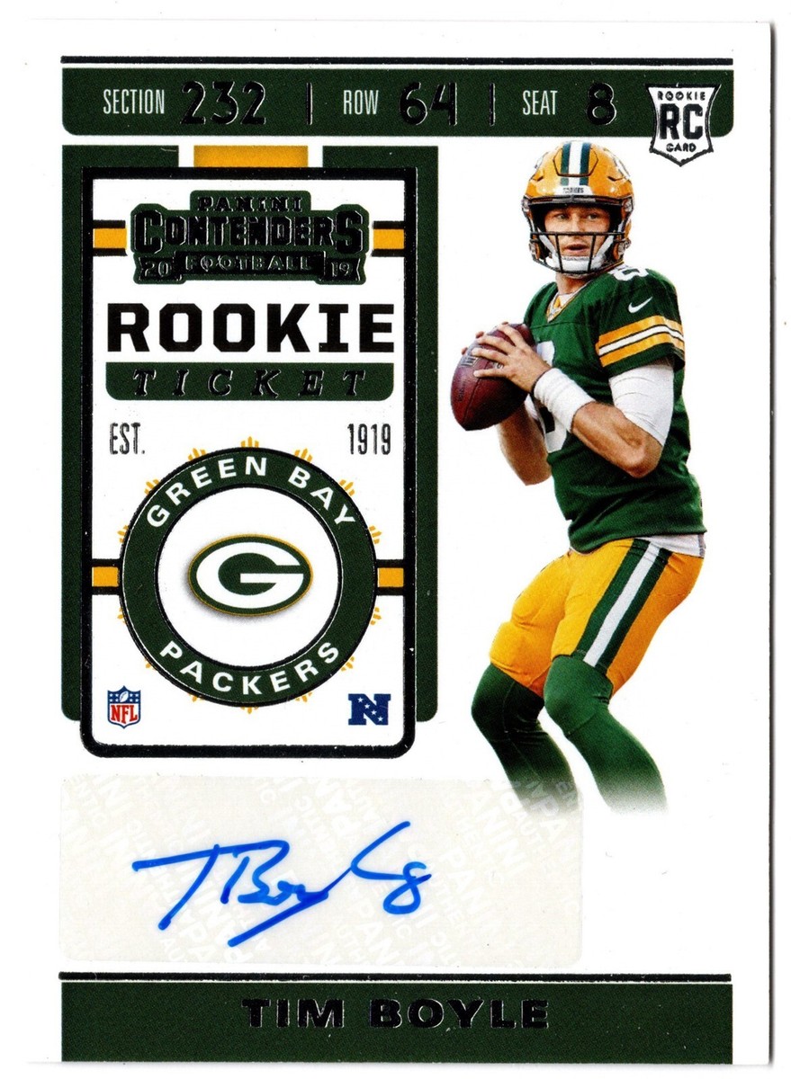 2019 Panini Contenders Rookie Ticket Auto TIM BOYLE #294