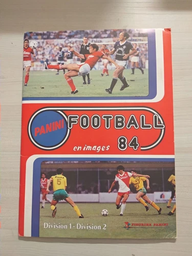 Album Figurine Calciatori PANINI FOOTBALL 84 Ed. Francia COMPLETO + Scheda orig.