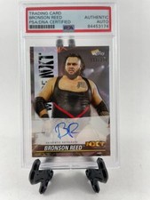 WWE 2021 Topps We Are NXT Bronson Reed Autograph #'d Card Signed PSA DNA