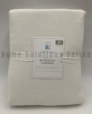 Pottery Barn Kids Evelyn Blackout Panel Curtain Drape 44 x 96" White A1224