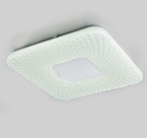 Plafoniera Sterneneffekt Lampada Telecomando LED Dimmerabile L 43 CM - Foto 6 di 12