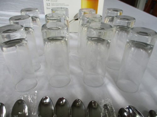 PIER 1 IMPORTS Tasting Party Mini Parfaits 12 Glass Parfaits & 12 Spoons W Box - Picture 6 of 8