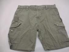 Carhartt Size 42 Mens Gray 100 Cotton Zip Fly Pocket Durable Utility Shorts 773