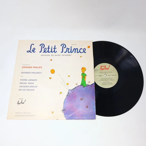 Antoine De Saint-Exupéry Le Petit Prince Disque LP Français Gérard Philipe Vtg