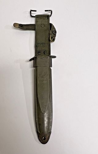M8A1 US Bayonet Scabbard PWH Vietnam Era NEEDS REPAIR