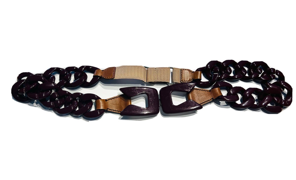 prada chain belt