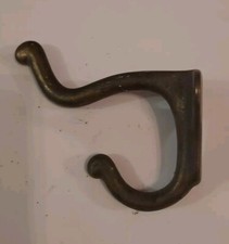 Vintage Double Wall Hook Coat Hat Clothes Hanger .