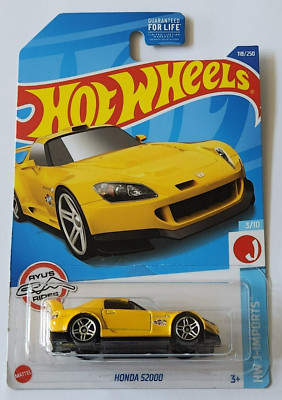 2021 HOT WHEELS YELLOW HONDA S2000 J-IMPORTS eBay