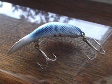 Older USA Made Heddon Tadpolly Model X9000 Silent NPB Blue Shiner