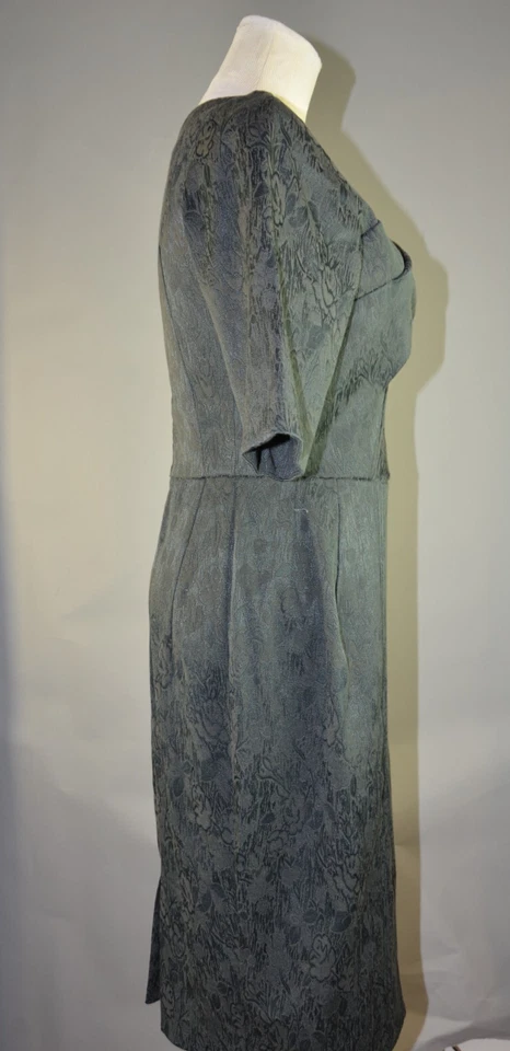 Byron Lars Beauty Mark Black Jacquard Sheath Dress one should Bow size 4 - Image 3 of 4