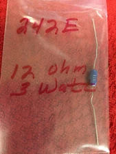 242E  12 OHM 3 WATT AXIAL RESISTOR