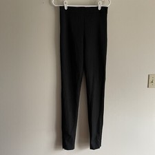 Fashion Nova Women M Black White Striped Split It Out High Waist Pant NWT