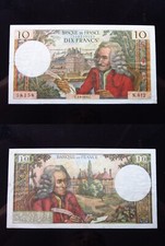 France 10 Francs 1970 P147 h8158 Banque Francaise Banknote Money