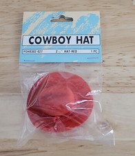 Wangs 2 1/8" COWBOY HAT PDH9302-027 Felted Red Miniature Doll NOS