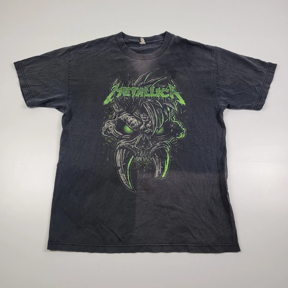 Distressed metallica cheap t shirt