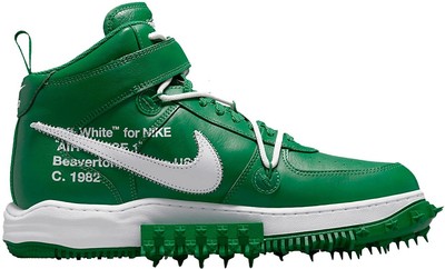 air force 1 off white pine green