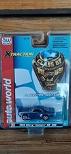 R 27 Auto World Xtraction Class of 69 Blue Camaro SS 396 HO Slot Car run on AFX