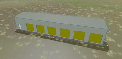 Steel Framed 30 x 100 x 16 Shop Kit, Warehouse Kit ON SALE NOW !!!