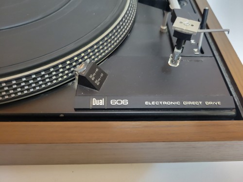 Dual CS 606 Electronic Direct Drive Turntable Record Player Ortofon Stylus - Picture 17 of 19