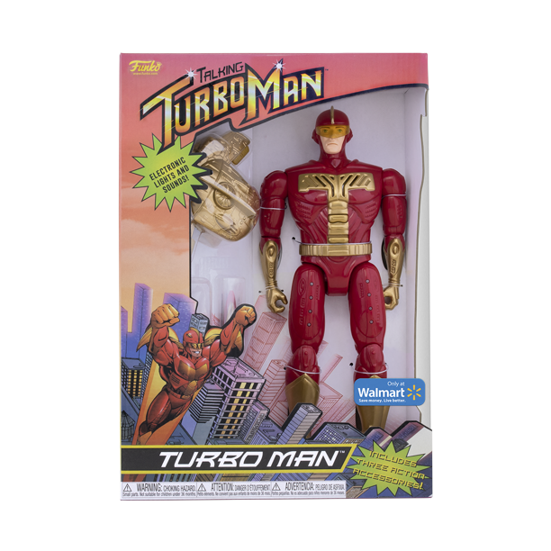 Funko Turbo Man Action Figure Jingle All The Way Talking Turboman