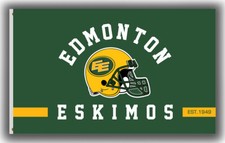 Bandera memorable del equipo de fútbol esquimales de Edmonton 90x150 cm 3x5 pies casco bandera