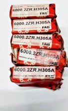 6000 ZZ Radial Ball Bearing Double Shielded 10x26x8MM NEW FAG INDIA 6000ZZ LOT 5