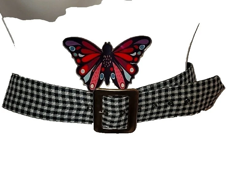 Checked Multicolor Belts for Women