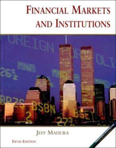 Financial Markets and Institutions by Madura (2000, Hardcover) for sale ...
