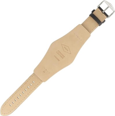 Fossil Men's CH2586 Sports Chronograph Leather Cuff Black Dial