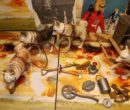 Original Vintage Action Man Explorer Sledge And Dog Team **AS PICTURED** - Picture 6 of 12