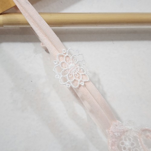 Simone Perele Delice Floral Sheer Embroidered Demi Bra Blush NWT Womens Size 34B - Picture 5 of 17