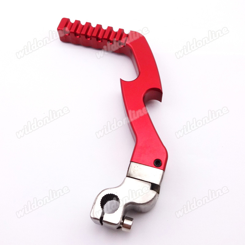 Amazon | バイク オートバイ ピット用 15mm キックスターターレバー キックペダル シルバー | バイク用ブレーキ・シフトペダル | 車＆ バイク 13MMレッドキックスターターターレバーピットダートバイクモトクロス SSR用 KLX用 BSE用 CRF50用 70cc 110c