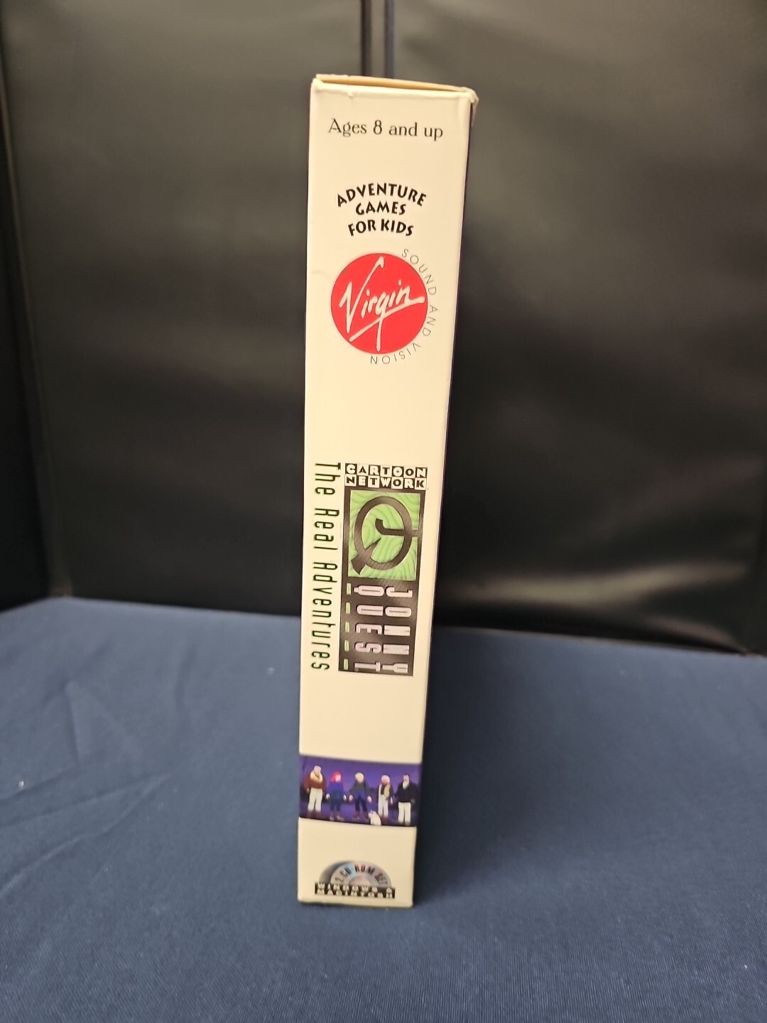 Jonny Quest PC Game Cover Up At Roswell Virgin RARE W/Original Box & 3D Glasses 