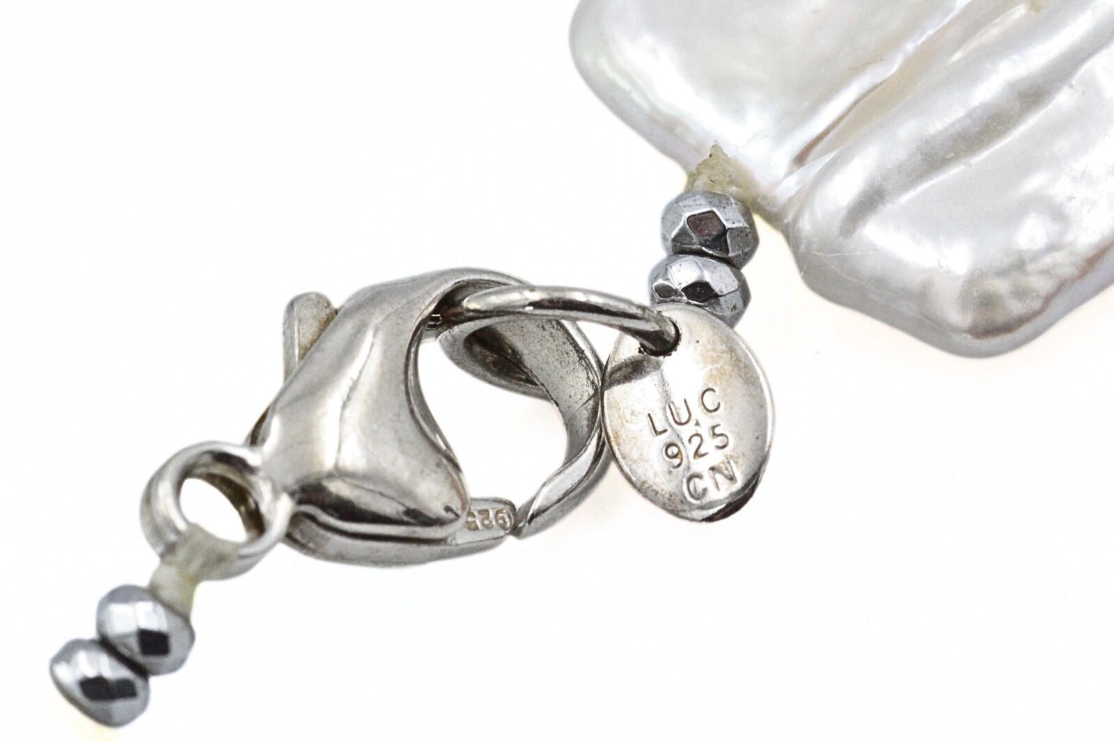 Lucas Lameth Signed Rectangular Biwa Freshwater P… - image 9