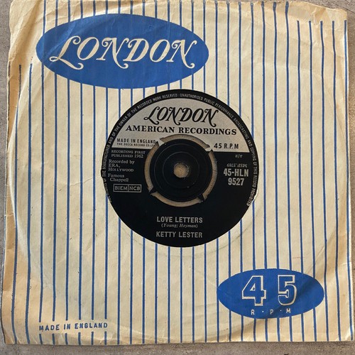 KETTY LESTER: Love Letters / I'm A Fool.. (UK Single London 45-HLN 9527 / Mono)