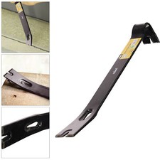 15" Flat Pry Bar Rolson Steel Utility Nail Puller Wrecking Crowbar for DIY Use