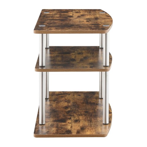 3 Tier TV Stand Entertainment Units Media Storage Living Room Console Table 2024 - Picture 4 of 5