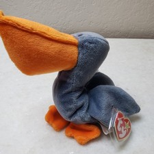 TY Scoop the Pelican Beanie Baby 1996 Animal Zoo Nature Plush