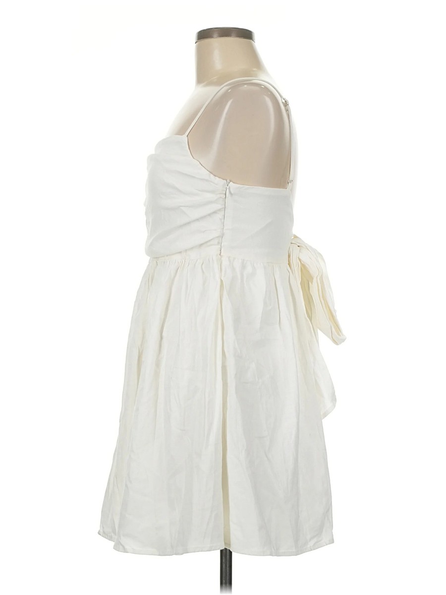 Hello Molly Women Ivory Cocktail Dress 8 View 4