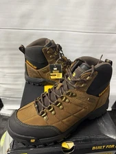 New Mens Size 9.5 CAT CATERPILLAR Threshold Waterproof Work Boots P74128