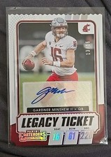 2021 Contenders Draft Picks Legacy Ticket Gardner Minshew II autograph 13/16 