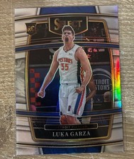 2021-22 Panini Select Concourse Silver Prizm #22 Luka Garza RC Pistons T-Wolves
