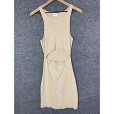 Wilfred Free Cut Out Knit Tank Mini Dress Women's SZ Large