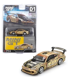 MINI GT Nissan SILVIA S15 ゴールド　加藤会長サイン入り MINI GT S15 原宿限定 ゴールド 加藤会長直筆サイン入り LBWK