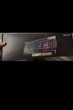  be quiet! - Light Mount Silent Tactile Mechanical RGB Gaming Keyboard - Black