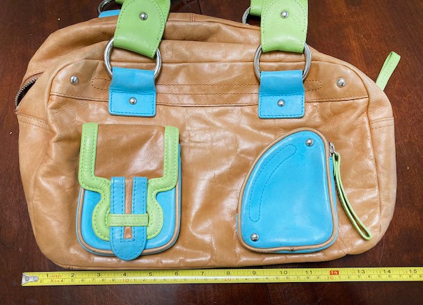 Kate Landry 100% Leather Rectangular Multi-Bag Sa… - image 3