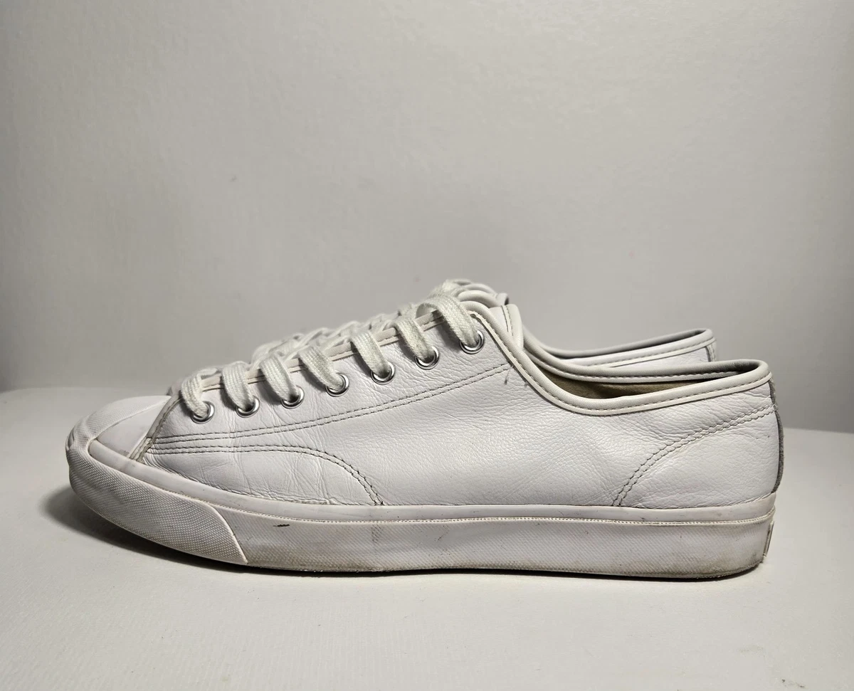 Converse Jack Purcell Low Profile Leather Low Weiß Leder 11,5 164225C Selten