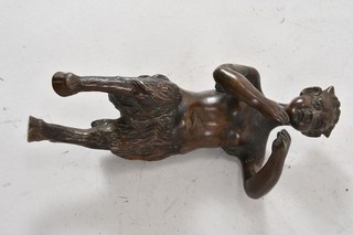 O15X19 Bronze Figurine Faun