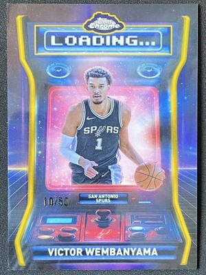 Victor Wembanyama 2025-26 Topps Chrome Loading Gold Refractor /50 #LD-2