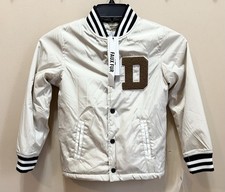 DKNY Outerwear Letterman Varsity Jacket Birch...